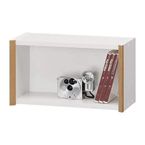 白井産業 【SHIRAI】 ウォルクス 壁掛けラック ホワイト WLK-2540WH,絵本,収納,