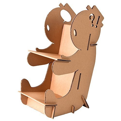 FunnyPaper(ファニーペーパー) Reading Baby 段ボール本棚 24×33×54cm TKST_101,絵本,収納,