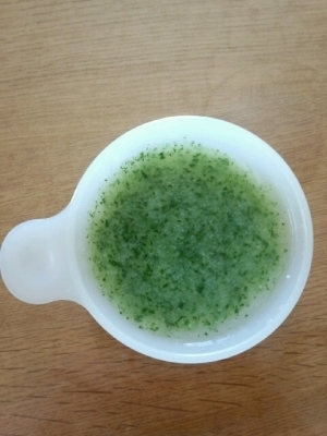 離乳食☆初期☆ 小松菜粥 ,離乳食,おかゆ,