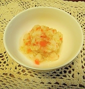 離乳食初期~中期☆野菜のパン粥,離乳食,パン,