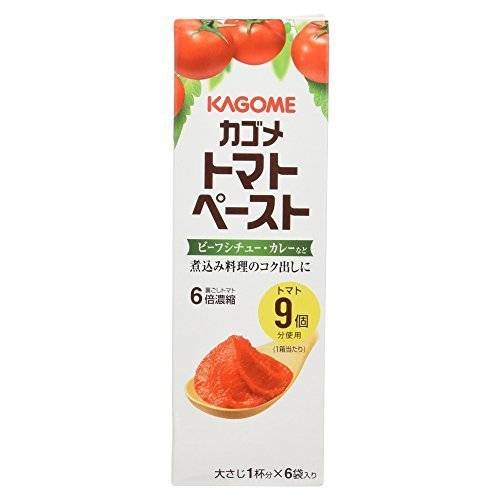 カゴメ トマトペーストミニパック 6袋入,離乳食,トマト,