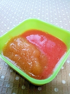 ≪離乳食 初期≫アップルトマト☆,離乳食,トマト,