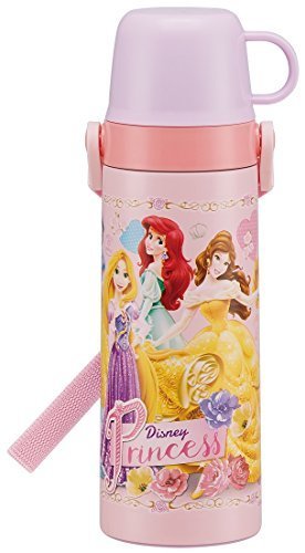 スケーター 2WAY コップ付き 水筒 ステンレスボトル 600ml プリンセス ディズニー STGC6N,幼稚園,水筒,