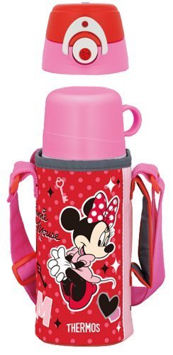 サーモス 真空断熱2WAYボトル ディズニーミニー ,幼稚園,水筒,
