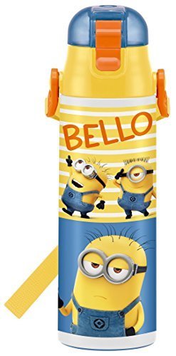 スケーター 子供用 直飲み 水筒 ステンレス 580ml ミニオンズ3 SDC6N,幼稚園,水筒,