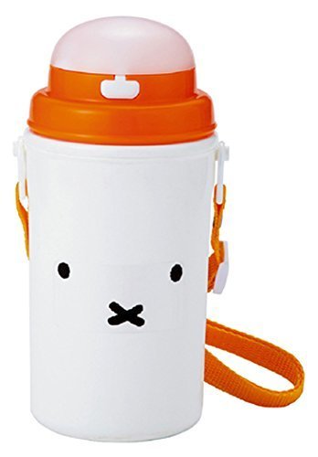 クツワ miffy(フェイス) ストロー付き保冷ボトル,幼稚園,水筒,