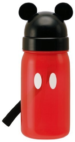 スケーター ダイカット ストロー式 水筒 350ml ミッキーマウス ディズニー PBS3ST,幼稚園,水筒,