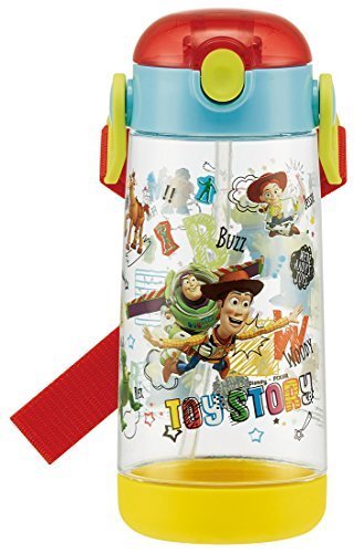 スケーター 子供用 水筒 クリアボトル ストロー トイ・ストーリー ディズニー PDSH5,幼稚園,水筒,