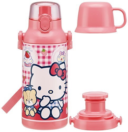 スケーター 2WAY 保冷水筒 400ml ハローキティ カップケーキ FKDS4,幼稚園,水筒,