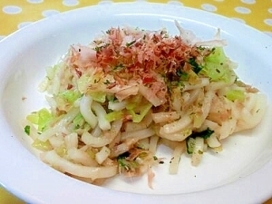 【離乳食】ツナ&キャベツの焼きうどん,離乳食,うどん,
