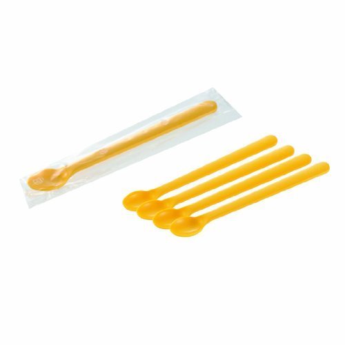 リッチェル Richell カットラリー類 おでかけランチくん レトルトパウチ用スプーン 17.8cm 個装5本入り,離乳食,スプーン,