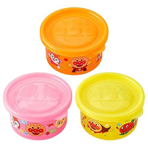 レック アンパンマン ライトコンテナ 丸型 小 (3個入),離乳食,冷凍,容器