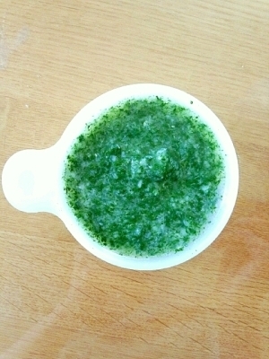 離乳食☆初期☆ かれい入りほうれん草粥,離乳食,ほうれん草,