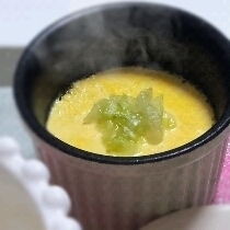 離乳食に最適☆フライパンで簡単茶碗蒸し!卵黄のみ! ,離乳食,茶碗蒸し,