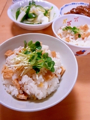 子どもも喜ぶ*^^*きつねご飯☆簡単混ぜるだけ! ,お弁当,ご飯,