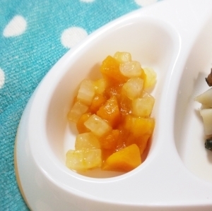 離乳食後期*カボチャと大根のとろみ煮,離乳食,後期,