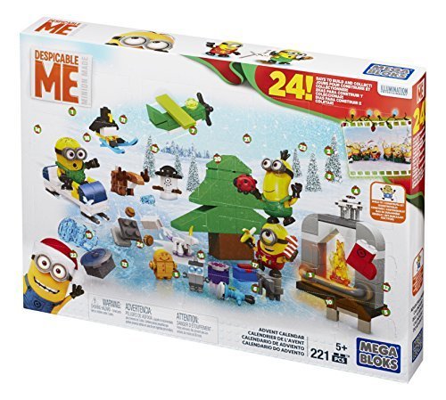 怪盗グルーのミニオン危機一発 メガブロックス ブロックフィギュア 221ピース アドベント カレンダー / DESPICABLE ME 2015 MEGA BLOKS MINION ADVENT CALENDAR ミニオンズ,クリスマス,アドベントカレンダー,