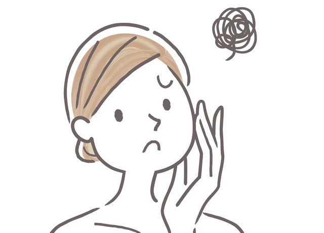 肌悩みを抱えるママ,