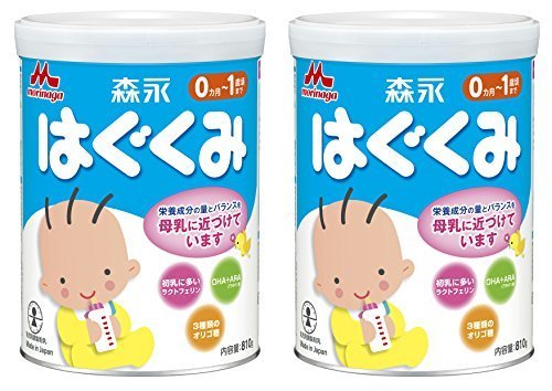 【Amazon.co.jp限定】 森永 はぐくみ 大缶 810g×2缶パック,ランキング,粉ミルク,完全ミルク