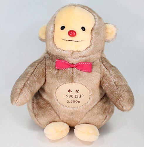 おさるさんの体重ぬいぐるみ,赤ちゃん ,誕生記念品 ,おすすめ