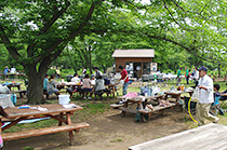 国営武蔵丘陵森林公園の野外炊飯広場(BBQ),埼玉,バーベキュー,