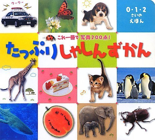 たっぷりしゃしんずかん (0・1・2さいのえほん),絵本,おすすめ,1歳