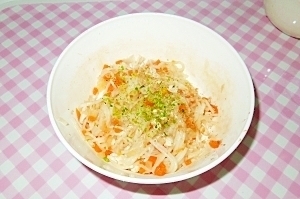 離乳食 後期~ そうめんチャンプルー,離乳食,11ヶ月,