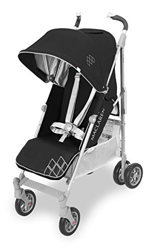 Maclaren Techno XT ベビーカー - 軽量、コンパクトブラック/シルバー,マクラーレン,ベビーカー,