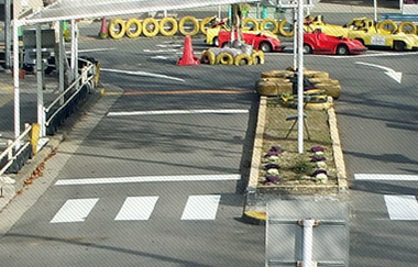 道の写真,広島,ゴーカート,子ども
