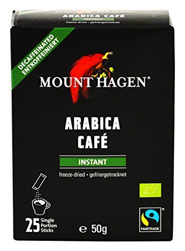 マウント ハーゲン オーガニック フェアトレード カフェインレス インスタントコーヒー スティック 50g(2g×25P) インスタント(スティック),ノンカフェイン,コーヒー,