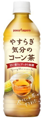 ポッカサッポロ やすらぎ気分のコーン茶 500ml×24本,ノンカフェイン,コーヒー,