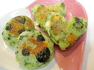 手づかみ食べに♪ じゃが芋のカラフルお焼き,手づかみ食べ,