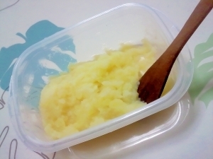 レンジで離乳食「じゃがいもペースト++」,離乳食,ペースト,