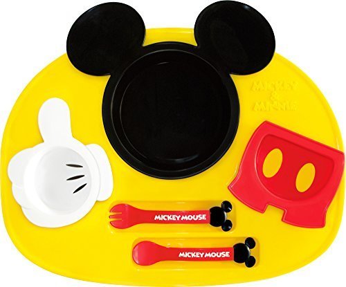 錦化成 ディズニー ミッキーマウス アイコン ランチプレート,離乳食,お好み焼き,