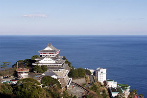 熱海城と海,トリックアート迷宮館,熱海,静岡