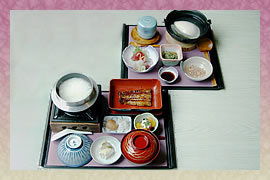 食事の例,正徳寺温泉 初花,うなぎ,おすすめ