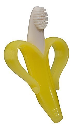 ベビーバナナ歯ブラシ / 乳児向け 1本(シリコン歯ブラシ),赤ちゃん,歯ブラシ,