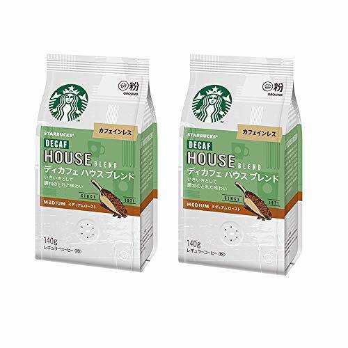 スターバックス コーヒー ディカフェ ハウス ブレンド 140g ×2袋,ノンカフェイン,コーヒー,