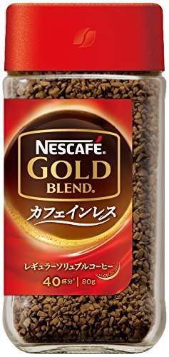 コーヒー ネスカフェ ゴールドブレンド カフェインレス 80g,ノンカフェイン,コーヒー,