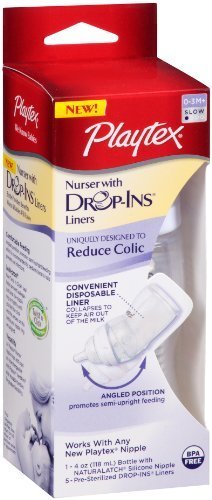 携帯用使い捨て哺乳器 <ドロップインシステム> 4oz,使い捨て,哺乳瓶,