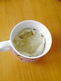 離乳食 カップでバナナ蒸しパン ,離乳食,蒸しパン,