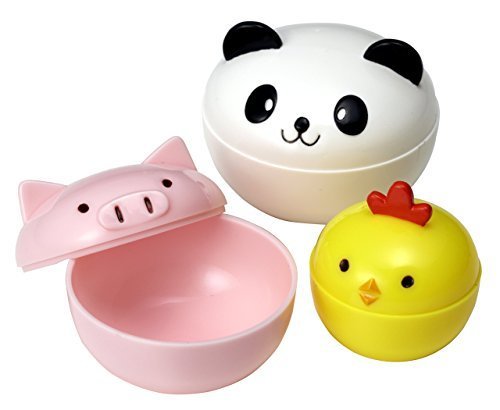 トルネ どんぶりアニマルカップ 3個入,お弁当,仕切り,
