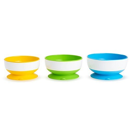 munchkin マンチキン ステイプットサクションボウル ひっくり返しを防止 3サイズ入り,ベビー食器,おすすめ,