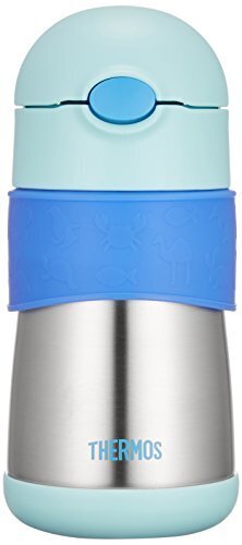 サーモス 真空断熱ベビーストローマグ 290ml 9ヶ月頃から もれないベビーマグ FFH-290ST ブルー(BL),ベビーマグ,おすすめ,