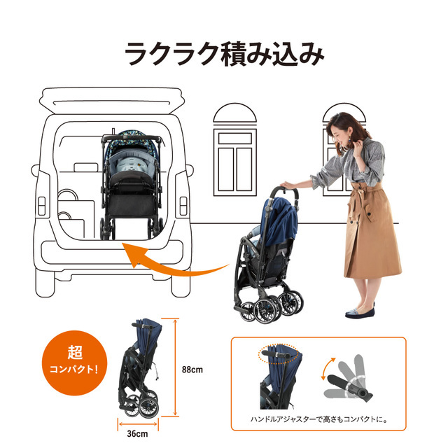 軽量&コンパクト,ベビーカー,おでかけ,スゴカル