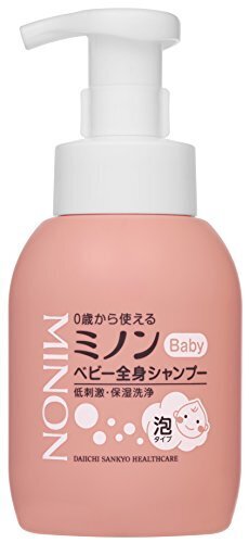 MINON(ミノン) ベビー全身シャンプー 泡タイプ 350mL,ベビーソープ,液体,おすすめ