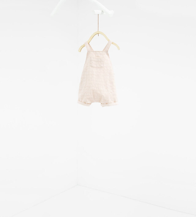 サスペンダーつきロンパース|ZARA MINI,ベビー服,海外ブランド,