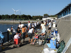 江東区立若洲公園の釣り施設,若洲公園,キャンプ,サイクリング