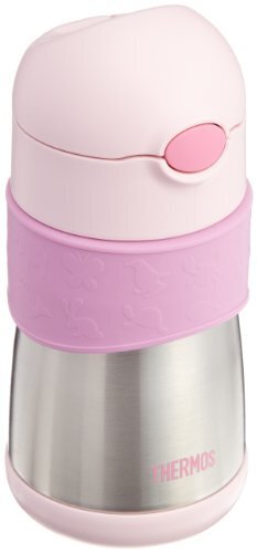 サーモス 真空断熱ベビーストローマグ 290ml 9ヶ月頃から もれないベビーマグ FFH-290ST ピンク(P),ベビーマグ,おすすめ,