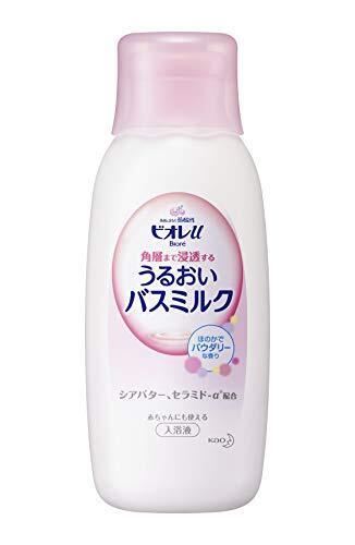 ビオレu 角層まで浸透 バスミルク パウダリ本体 600ml,赤ちゃん,入浴剤,